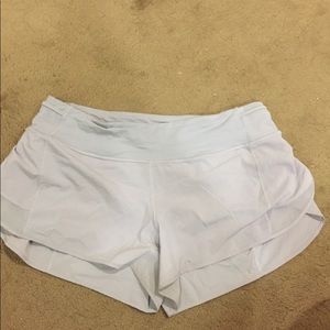 Light pink mauve lululemon shorts